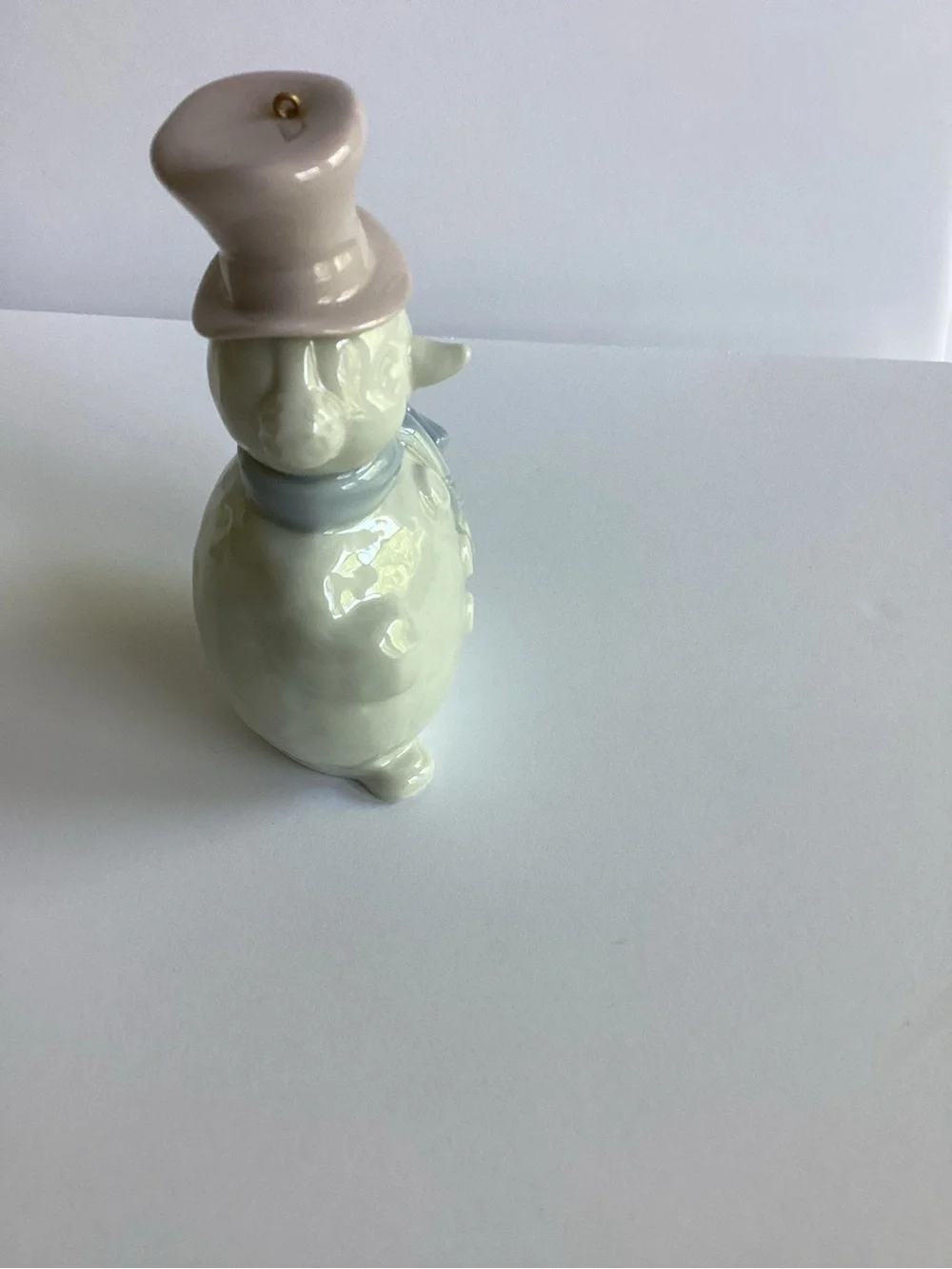 LLADRO Mini Papa Noel Santa Claus #5842 and Muneco De Nieve Snowman #5841 Boxes